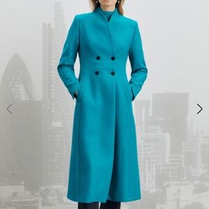 Fold London Belmore "Vivid Turquoise" Coat
